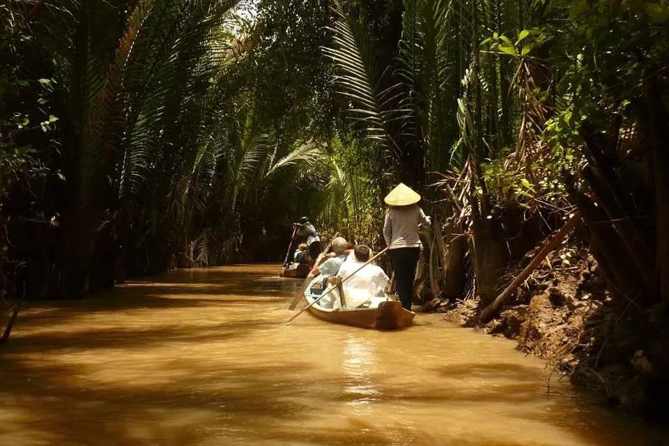 the canal of Vam Xep 1 the canal of Vam Xep 1